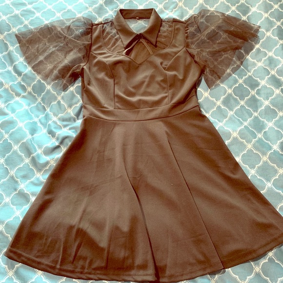 SHEIN Dresses & Skirts - Shein mesh sleeve dress